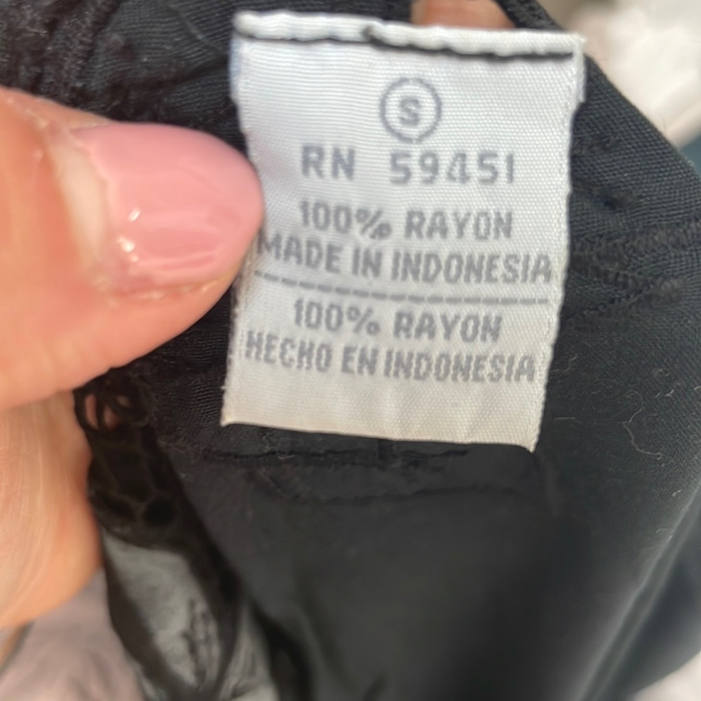 ♡Long vintage dress 100% rayon - Picture 5 of 5